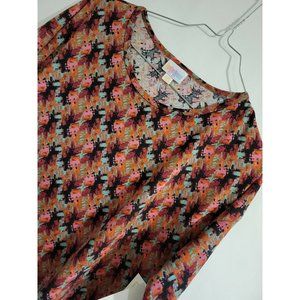 LuLaRoe Women's Irma Short Sleeve Tunic Shirt -